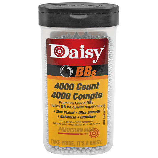 Daisy .177 BB Bottle 4000 Per Bottle zinc-plated steel 980040-446 - California Shooting Supplies