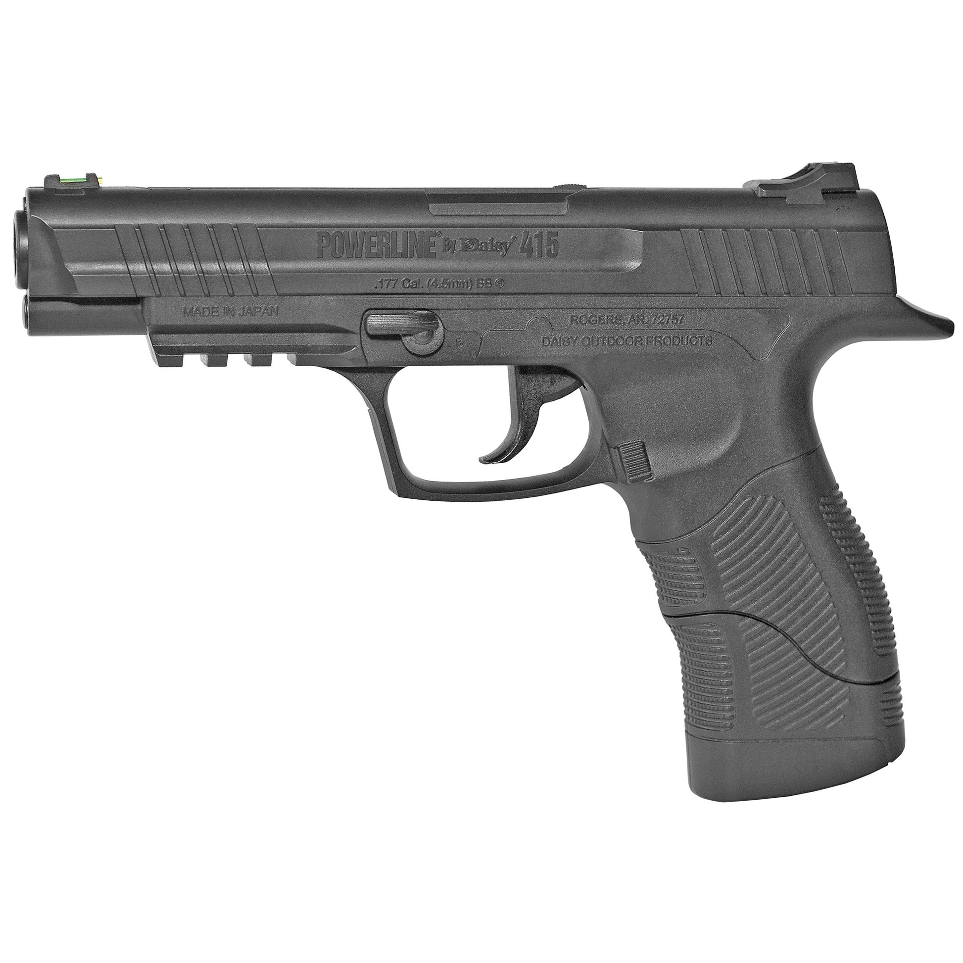 Daisy Model 415 CO2 Pistol .177BB 495 FPS Black 21 Round Capacity 980415-222 - California Shooting Supplies