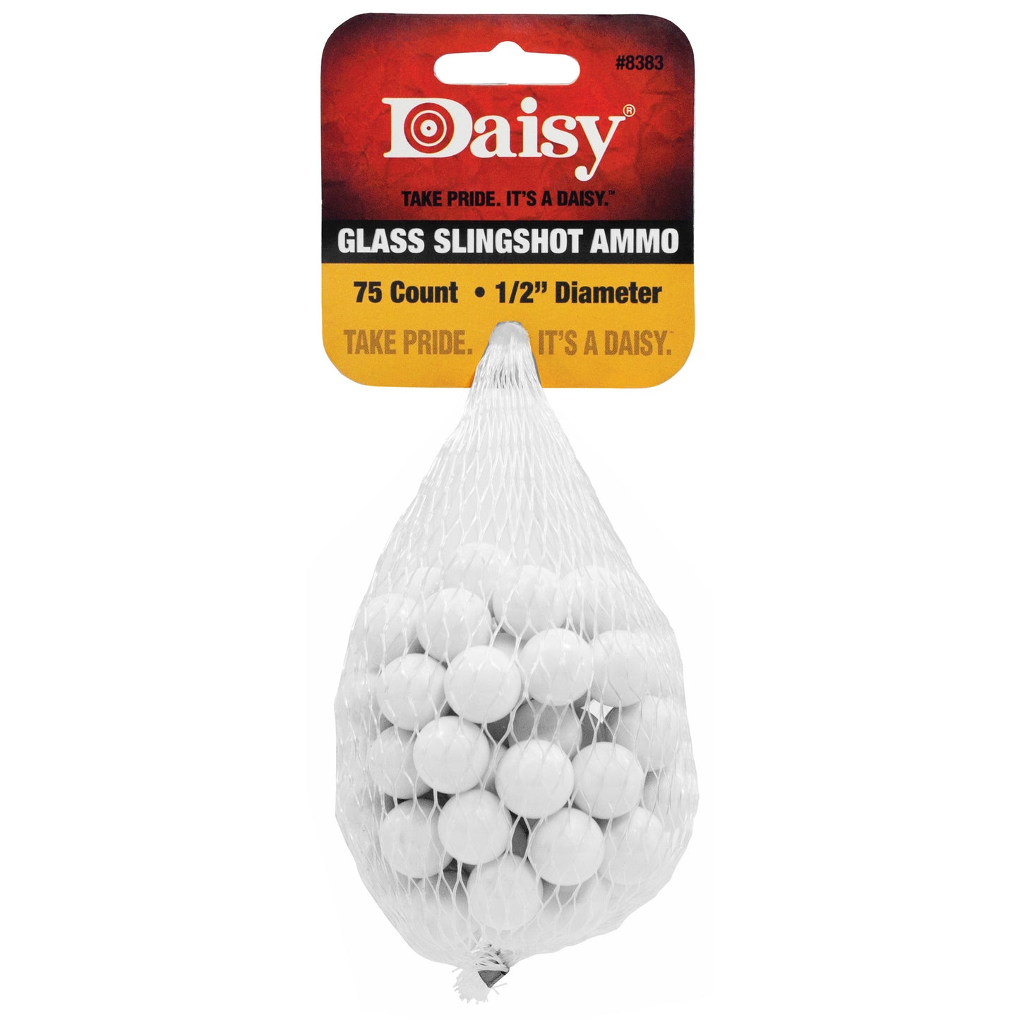 Daisy Powerline Glass Slingshot Ammo 1/2 Glass Shot 75 Per Bag 998383-506 - California Shooting Supplies