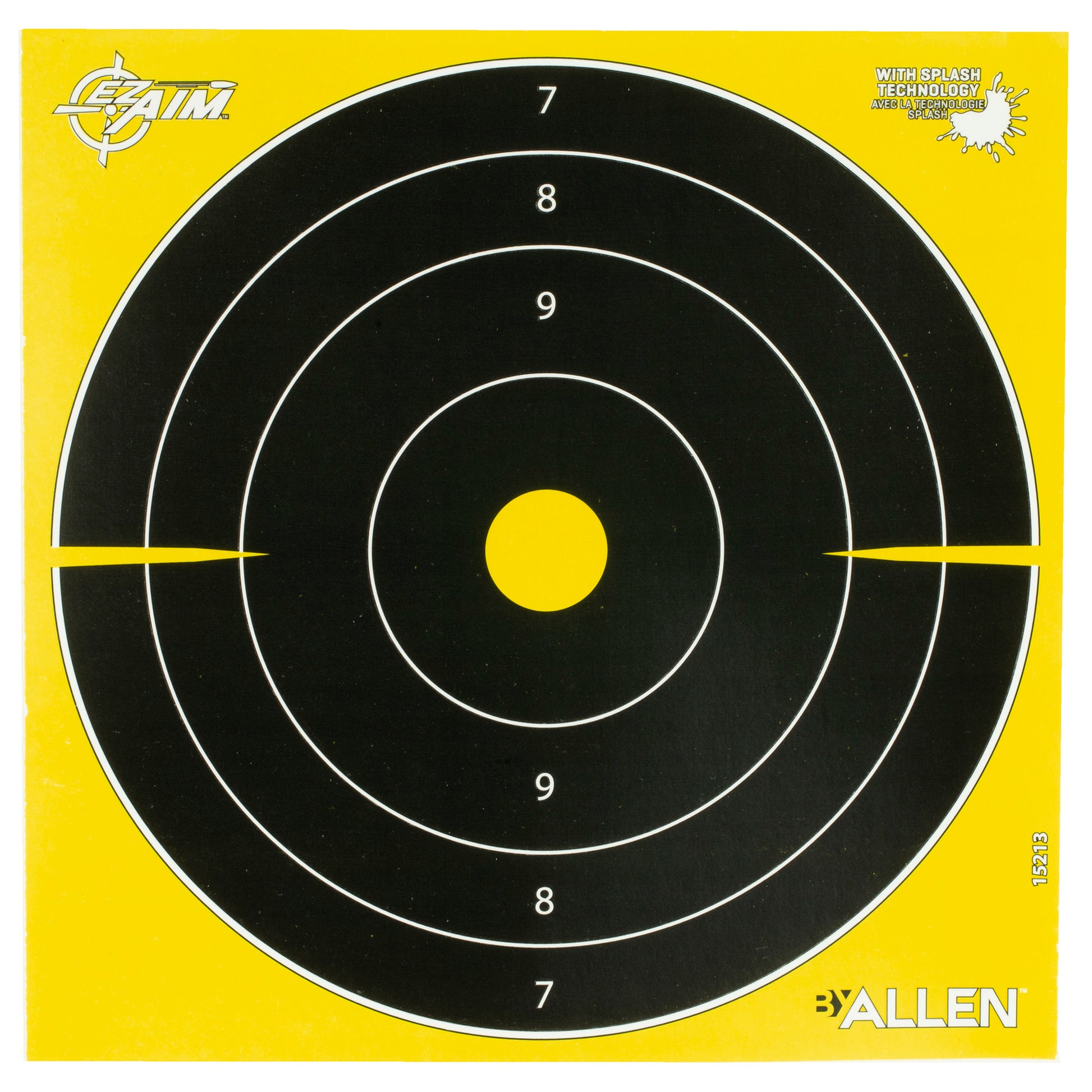 Allen EZ AIM Non-Adhesive splash shooting targets Bullseye 8x8 25 Pack 15213 - California Shooting Supplies