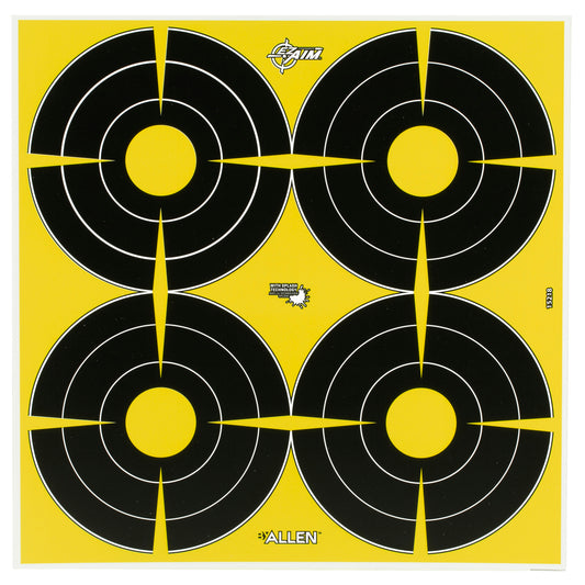 Allen EZ AIM Non-Adhesive splash shooting targets 4 Spot 12x12 8 Pack 15218 - California Shooting Supplies