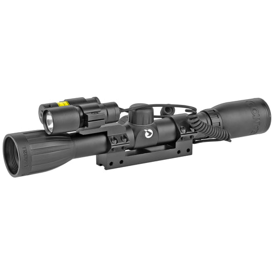 Gamo Varmint Hunter Rifle Scope w Light Red Laser 4X32mm Black 6212045154 - California Shooting Supplies