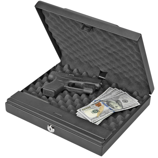 Bulldog Cases Safe 11.5x9.75x2.5 Black LED Digital Vault Cable Included BD4055L - California Shooting Supplies