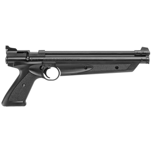 Crosman Variable Pump Air Pistol 22 Caliber 460FPS Black Stock Single Shot P1322 - California Shooting Supplies