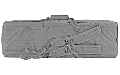 Bulldog Cases Tactical Double Rifle Case Seal Gray Nylon 37" BDT60-37SG - California Shooting Supplies