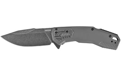 Kershaw Cannonball Folding Knife 3.5 Black Wash Gray Blade Gray Handle 2061 - California Shooting Supplies