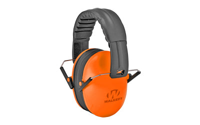 Walker's Passive Ultra Compact Hearing Protection Earmuff Orange GWP-FKDM-OR - California Shooting Supplies