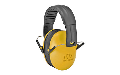 Walker's Passive Compact Hearing Protection Earmuff Yellow GWP-FKDM-YL - California Shooting Supplies