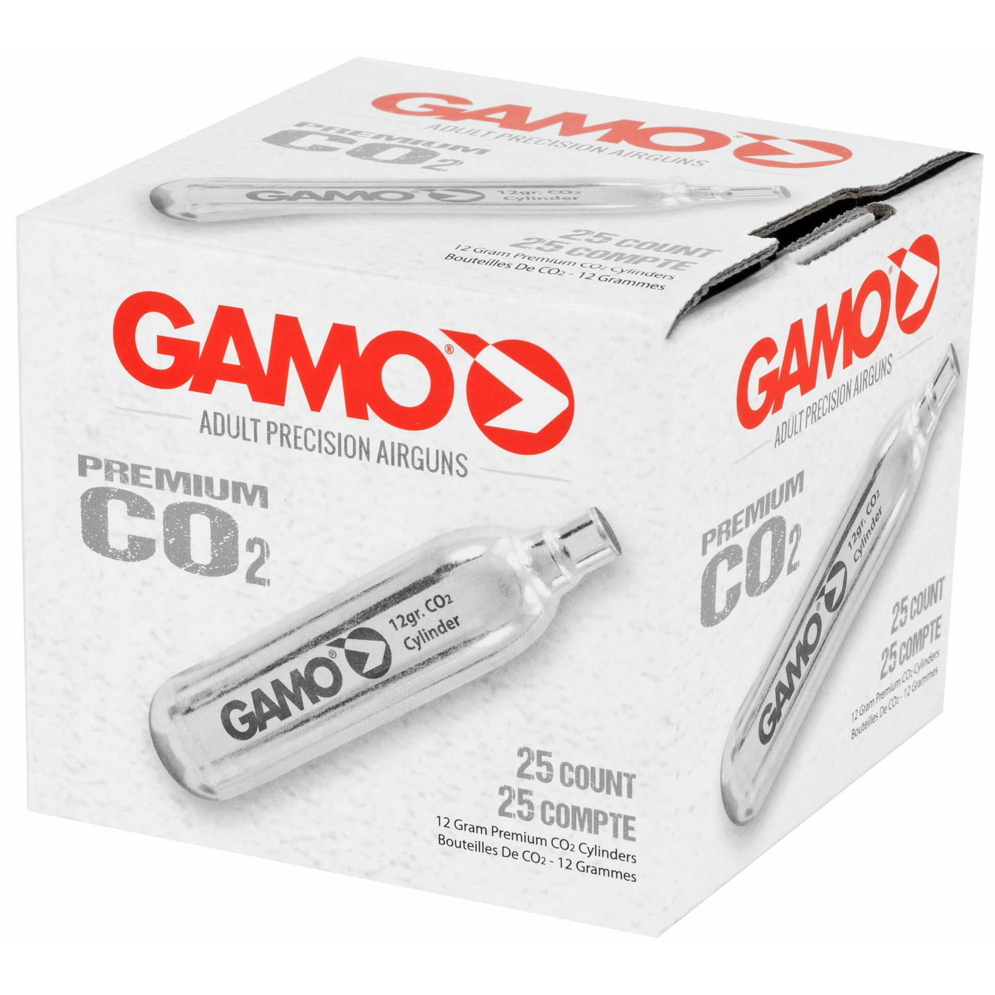 Gamo CO2 Cartridge for CO2 pistols and rifles 25 Pack 62124702554 - California Shooting Supplies