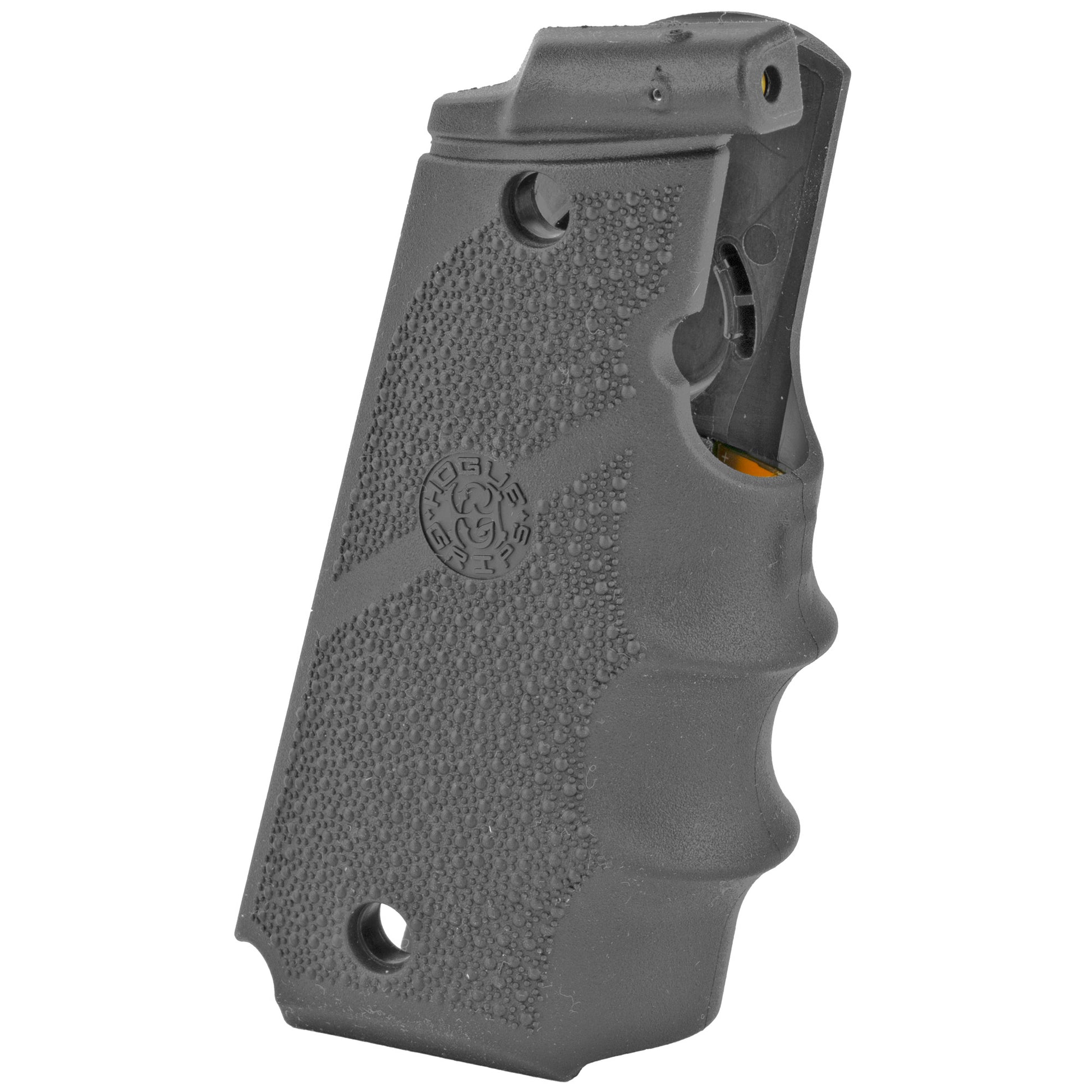 Hogue Le Grip Fits Colt Government Black Finger Grooves Laser Enhanced 45080 - California Shooting Supplies