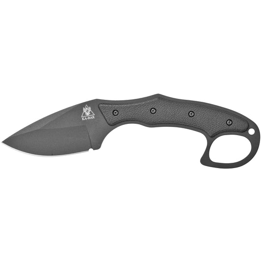 KABAR TDI Pocket Strike Fixed Blade 3" Blade 7" Black Plain Edge Black 2491 - California Shooting Supplies