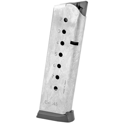 Springfield Magazine 45 ACP 8 Rds Fits Full Size 1911 Stainless Steel PI6074 - California Shooting Supplies