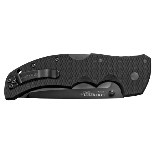 Cold Steel Recon1 4" Folding Knife Plain Edge DLC Finish Black CS-27BT - California Shooting Supplies