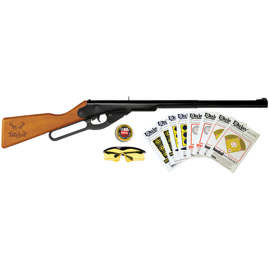 Daisy Buck 105 Kit Lever Action Air Rifle .177 BB 350FPS Wood Stock 994105-403 - California Shooting Supplies