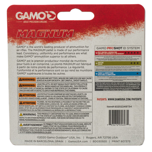 Gamo Magnum Spire Point Double Ring .177 Pellet Pointed Nose 250 Ct 6320224BT54 - California Shooting Supplies