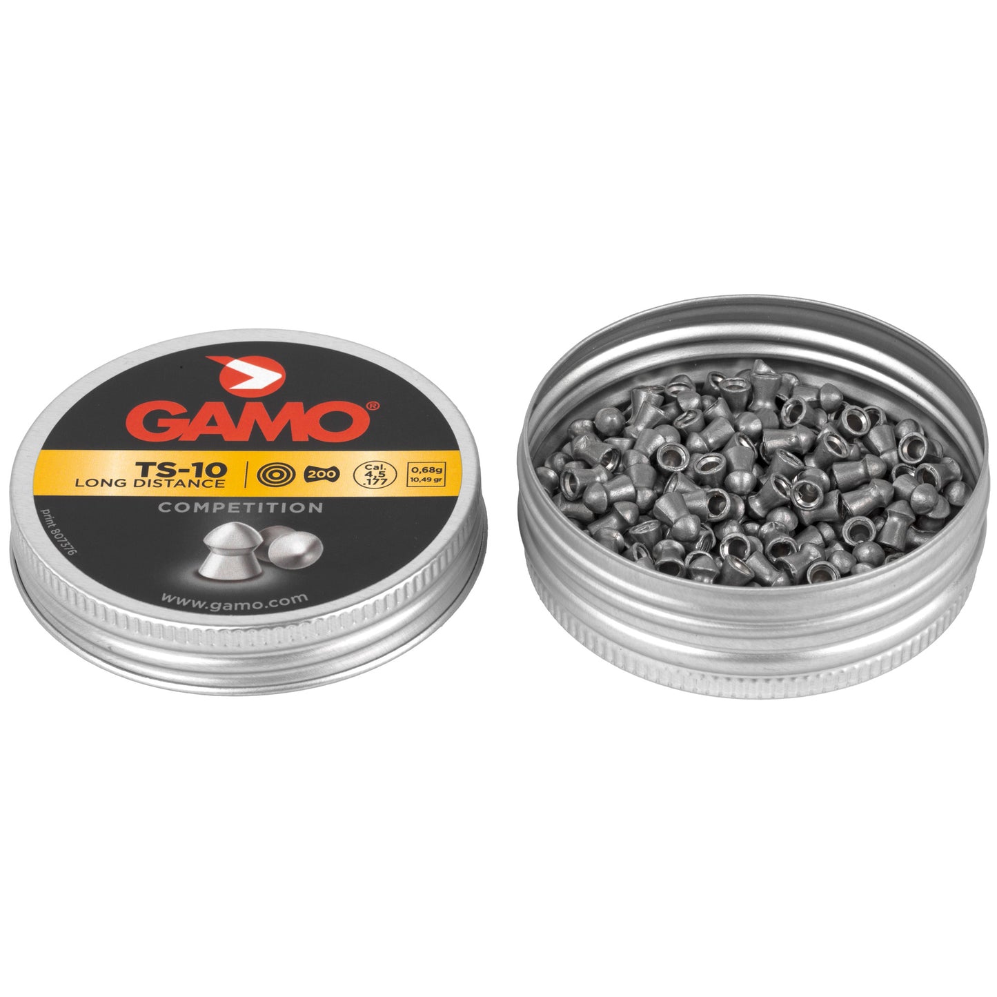 Gamo TS-10 Long Distance Competition .177 Domed Heavy Pellets 6321748BT54 - California Shooting Supplies