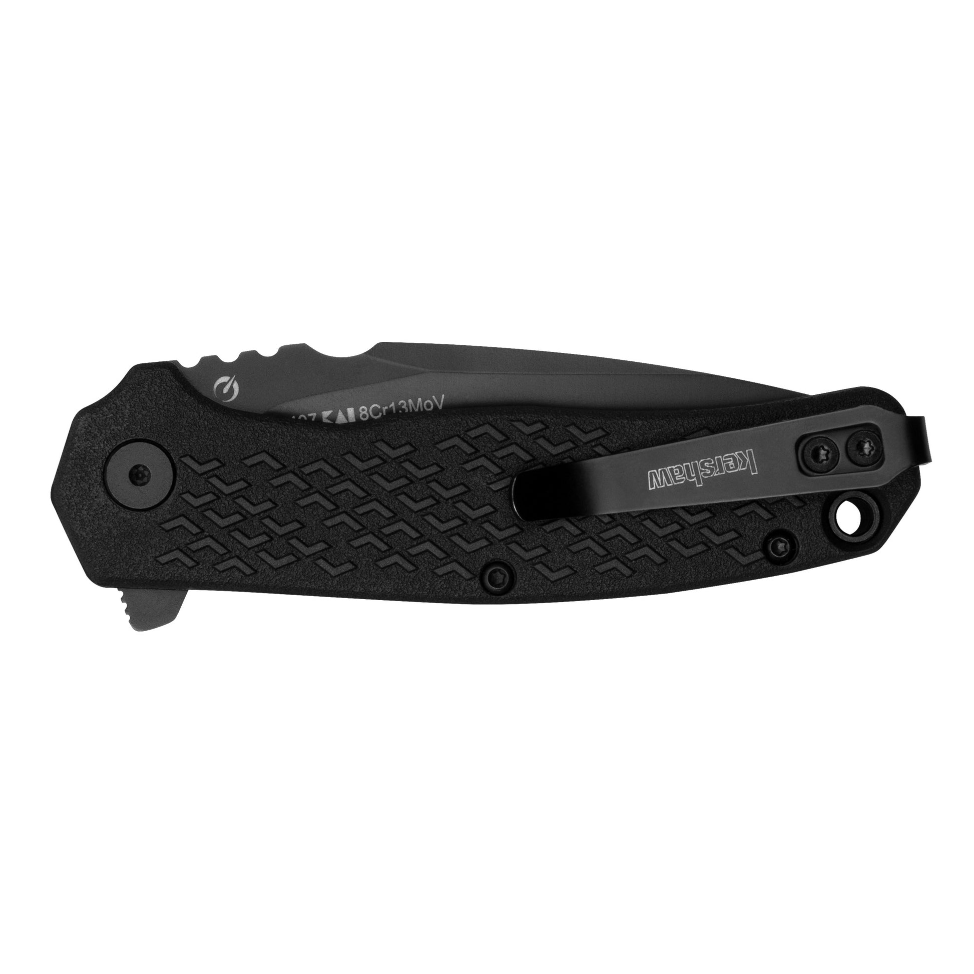 Kershaw Conduit 2.9" Assisted Folding Knife Plain Edge Carbon Coating 1407 - California Shooting Supplies