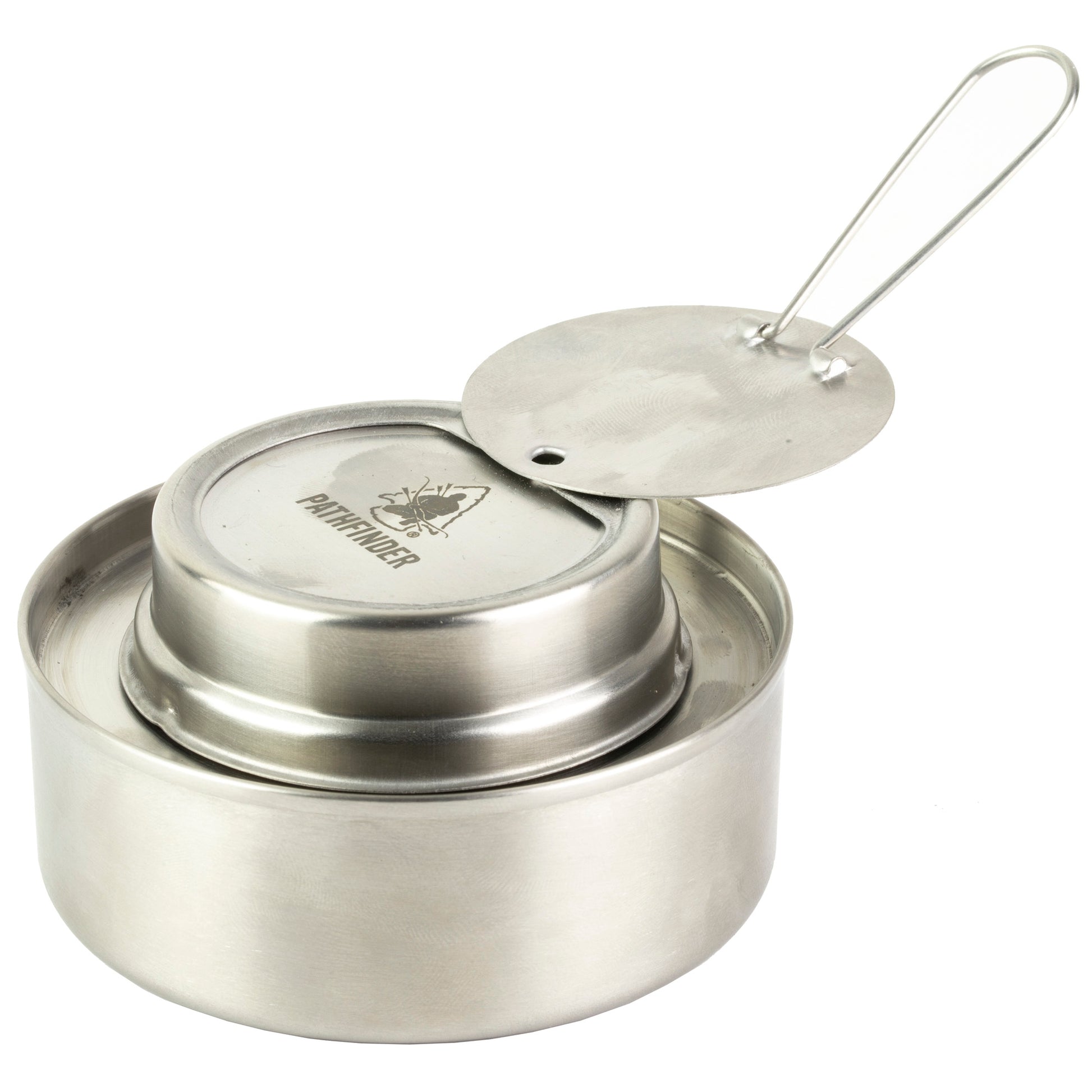 Pathfinder Alcohol Stove Stainless Steel 4.5oz PFAS-102 - California Shooting Supplies