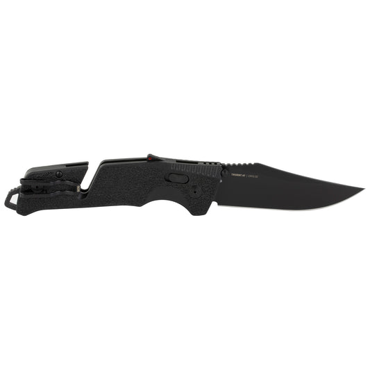SOG Tellus AT 3.7" Folding Knife Straight Edge Black SOG-11-12-05-41 - California Shooting Supplies