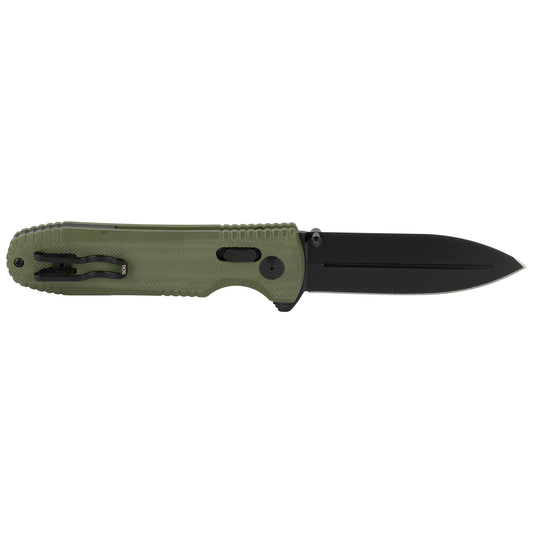 SOG Pentagon XR 3.6" Folding Knife Straight Edge ODG SOG-12-61-02-57 - California Shooting Supplies