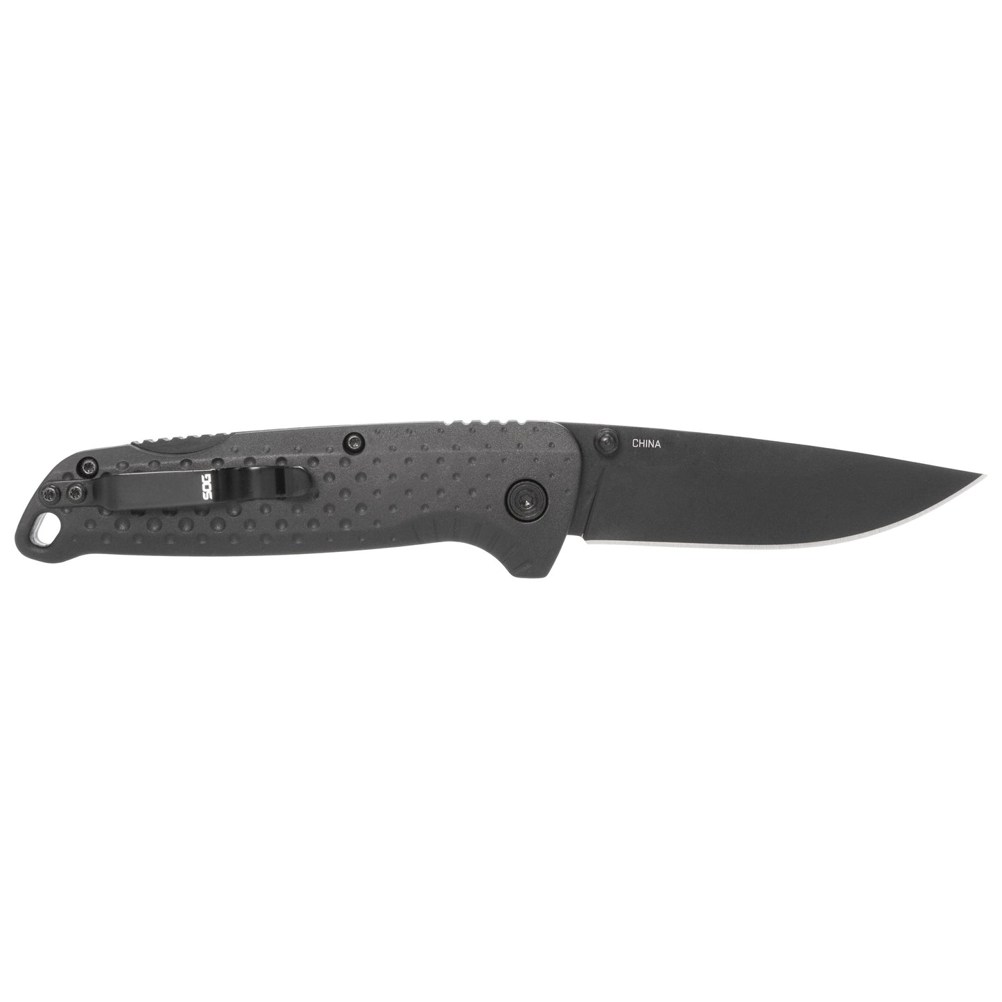 SOG Adventurer 3" Folding Knife Straight Edge Black SOG-13-11-01-43 - California Shooting Supplies