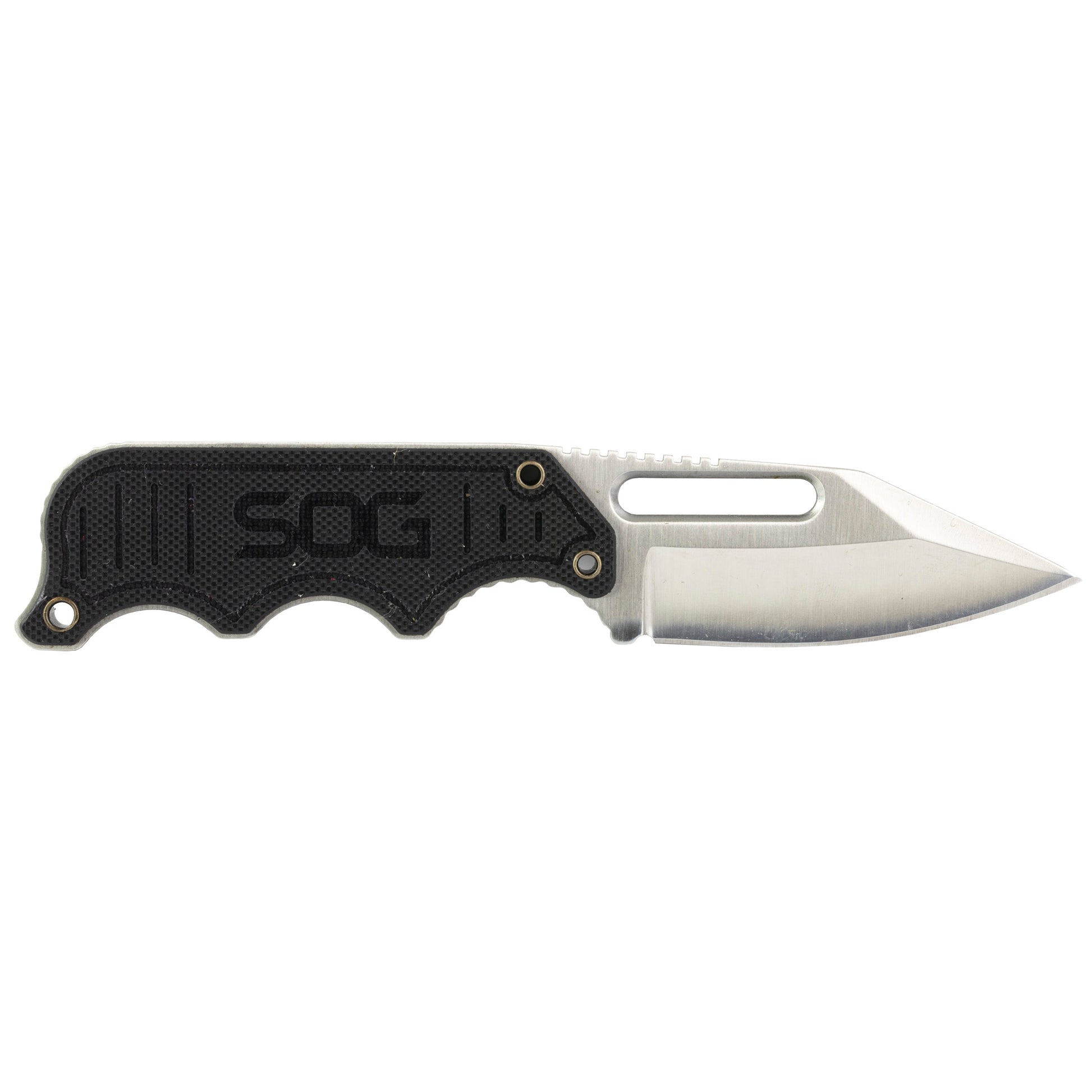 SOG Instinct 2.3" Fixed Blade Knife 2.3 Straight Edge Silver SOG-NB1012-CP - California Shooting Supplies