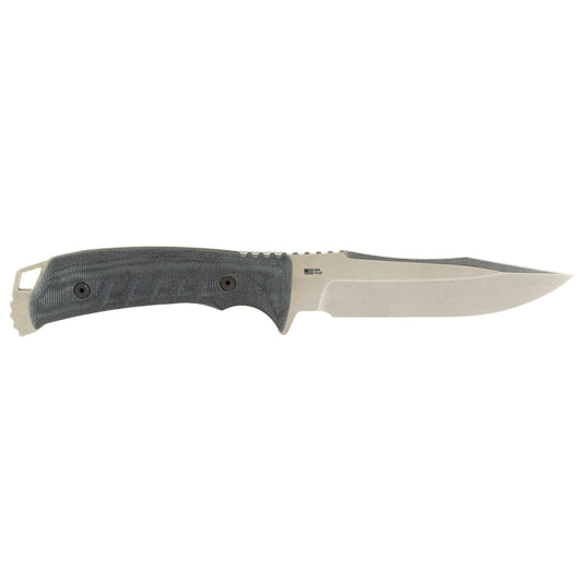 SOG Pillar 5" Fixed Blade Straight Edge Steel Stonewashed Silver SOG-UF1001-BX