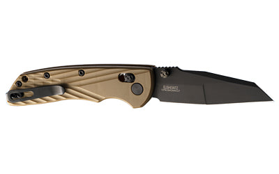 Hogue Deka 3" Folding Knife MagnaCut Cerakote Black Plain Edge FDE 24367 - California Shooting Supplies