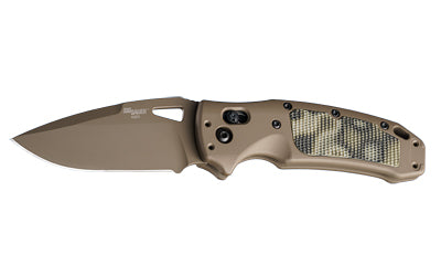 Hogue K320 AXG Sig Sauer P320 FDE Match 3.5" Folding Knife Point Edge 36375 - California Shooting Supplies