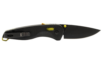 SOG Knives Aegis AT 3" Folding Knife Drop Point Straight Edge Steel Blk SOG11411141 - California Shooting Supplies