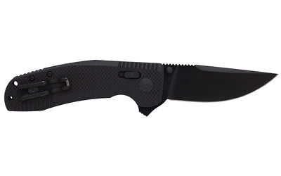 SOG Knives & Tools SOG TAC XR 3" Folding Knife Steel Black Titanium SOG123801-41 - California Shooting Supplies