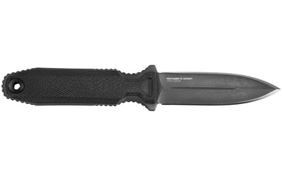 SOG Pentagon FX 3.4" Fixed Blade Straight Edge Steel Black SOG17-61-03-57 - California Shooting Supplies