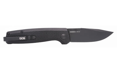 SOG Terminus SJ 2.9" Folding Knife Plain Edge Black SOG-TM1005-BX - California Shooting Supplies