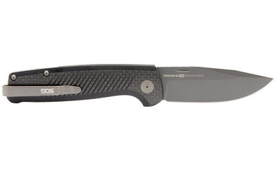 SOG Knives Terminus SJ Folding Knife 2" Steel Titanium Black SOGTM1006-BX - California Shooting Supplies