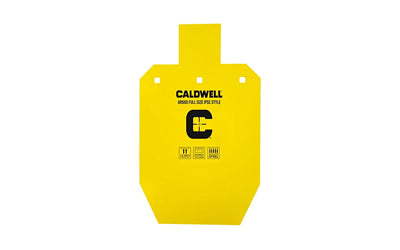 Caldwell AR500 IPSC 33% Steel Target 10x6x0.4 Powder Coat Yellow 1116697 - California Shooting Supplies